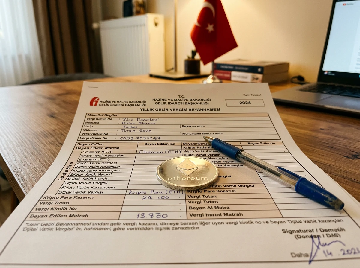 Ethereum bahis vergi Türkiye kripto kazanç vergilendirme 2026